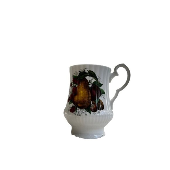 Royal Windsor England Coffee Mug Fruit Pattern Set of 4 - Picture 8 of 15